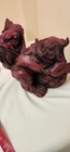 Large Vintage Pair Chinese lucky Foo Dog/Lions Statues Figurines Heavy — photo 4