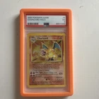 Pokémon TCG Charizard Base Set Holo Rare PSA 3 1999 #004/102 Card Stock
