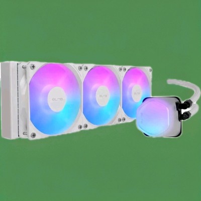 Cooler Master 360 Elite Liquid White AIO CPU Liquid Cooler (ELW-D36M-A21DA-RW)