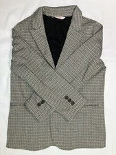 Cat  Jack Boys Size 8 Beige Black Brown Houndstooth Suit Coat