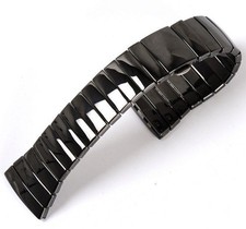 17/26/29mm Black Bracelet Fit For Rado Sintra R13663702 Strap Watch Band Ceramic