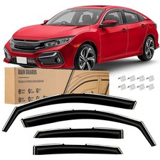 For Honda Civic Sedan 2016-2021 In-channel Window Vent Visors Shade Rain Guards