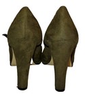 Women's Newport News Green T Strap Pumps. Size 10 — photo 4
