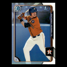 Anthony Hermelyn #29 2015 Bowman Chrome Draft Refractor Houston Astros Baseball