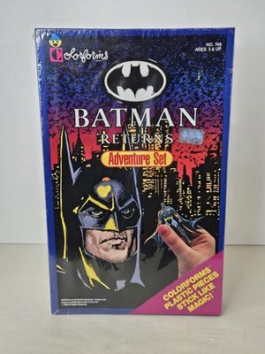 Vintage Batman Returns Colorforms Adventure Set Playset 1992 NOS SEALED