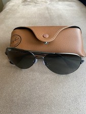 Ray Ban RB3558 9139/78 Gunmetal Frame Aviator Style Sunglasses