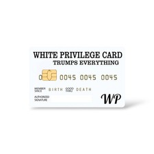 Privilege Trumps Everything Credit Card Sticker Debit Skin Decal Cover