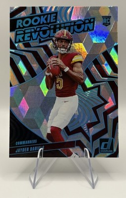 2024 Panini Donruss Rookie Revolution JAYDEN DANIELS RC #9 JERSEY NUMBER #05/50
