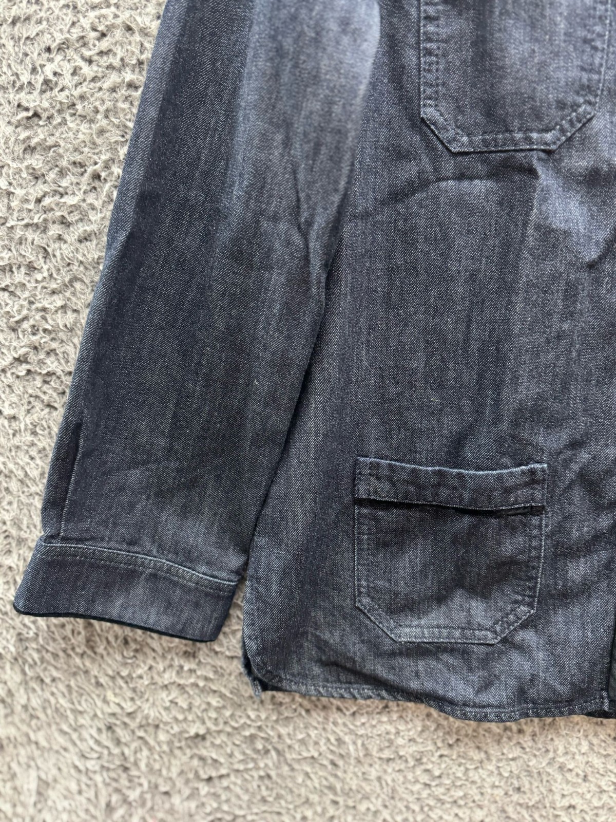 Marni  Collared Buttoned Denim Chore Jacket Dark … - image 6