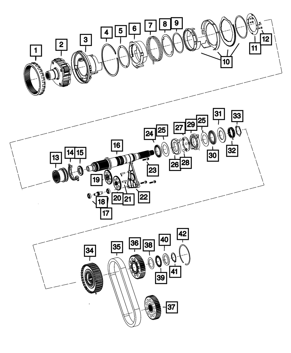 Genuine Mopar Dual Drive Gear 68535809AA