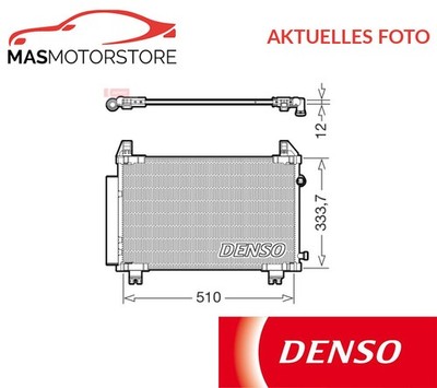 KONDENSATOR KLIMAANLAGE DENSO DCN50062 I NEU OE QUALITÄT