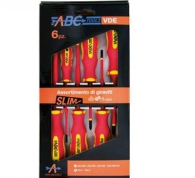 ABC TOOLS SATZ VON 6 SCHLANKEN SCHRAUBENDREHERN M71017260