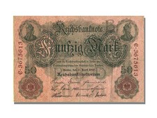 [#52555] Banknote, Germany, 50 Mark, 1910, 1910-04-21, KM:41, AU