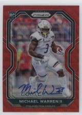 2020 Panini Prizm Rookie Red Wave 2/149 Michael Warren II #345 Auto 1g1q