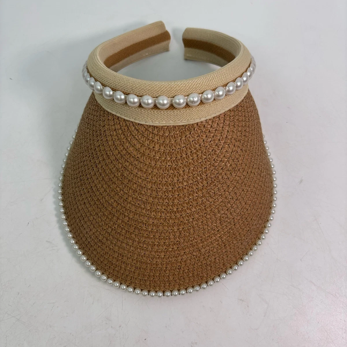 Straw Visor Hats for Women for sale | eBay