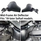 Abs Mid-Frame Air Heat Deflector Saddle Shields For Harley Softail Fat Boy 2018+
