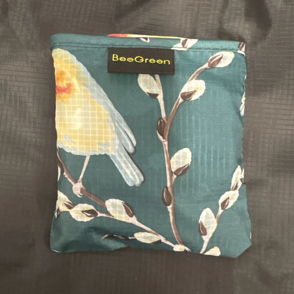 BeeGreen Bolsas de Comestibles Reutilizables Bolsas de Compras Plegables Paquete de 3 Varios Diseños Foto 3 de 4