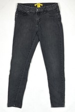 Catherine Malandrino Jeans Youth 14 Black Denim Faded Slim