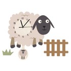 Creative Cartoon Swinging Wall Clock Nordic Artistic Clock Lovely Sheep