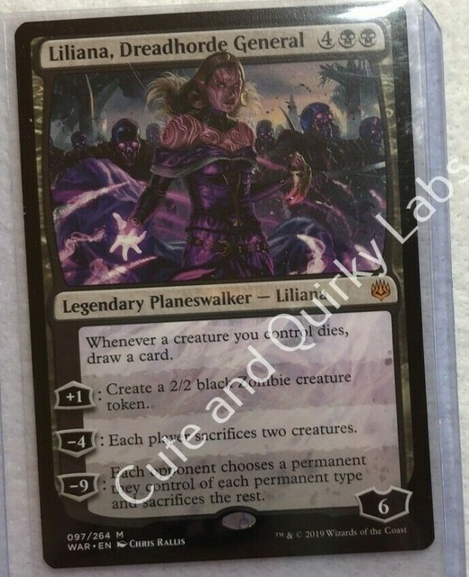 MTG War of the Spark Liliana, Dreadhorde General 97/264 Mythic