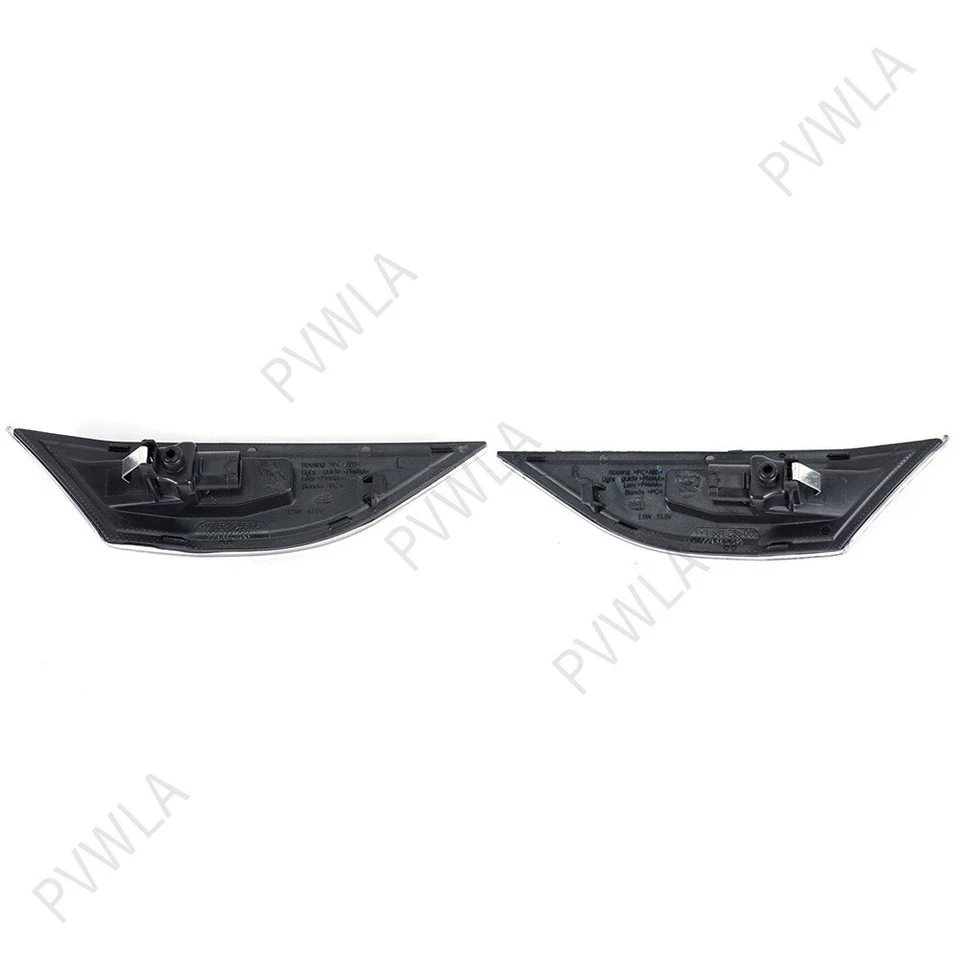 Luces de señalización laterales LED transparentes para Porsche 911 991 Carrera 981 Cayman Boxster 718 Foto 4 de 4