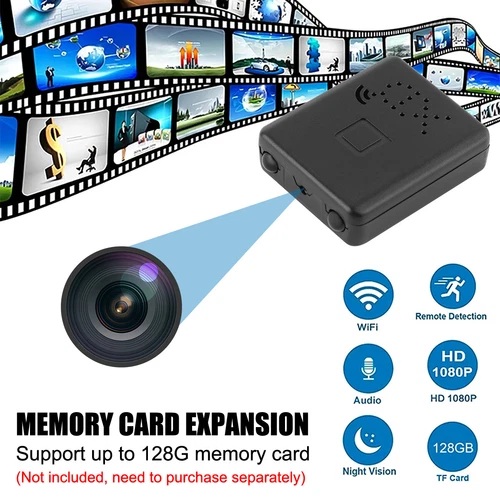 2025 Smart Mini WiFi Camera Wireless 1080P HD Night Cam Home Security & Outdoor - Picture 3 of 12
