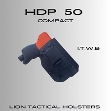 HDP50 COMPACT  Kydex Holster Black I.T.W.B