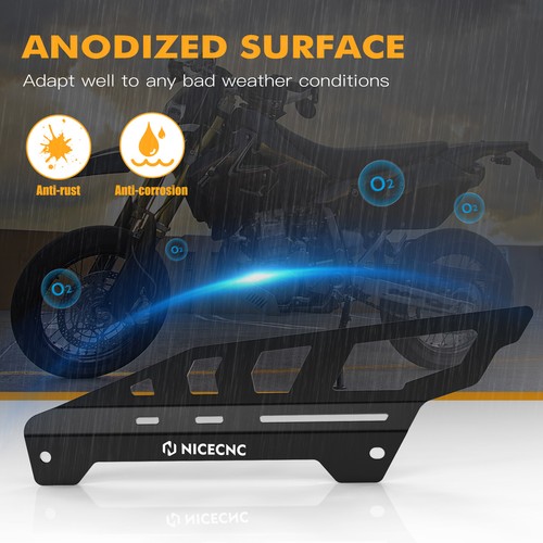 NICECNC Rear Chain Cover Guard For Suzuki DRZ400S 2000-2024 DRZ400SM 2005-2024 - Picture 4 of 10