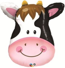 Balloon Foil Qualatex Contented Cow 32in/81cm   16455