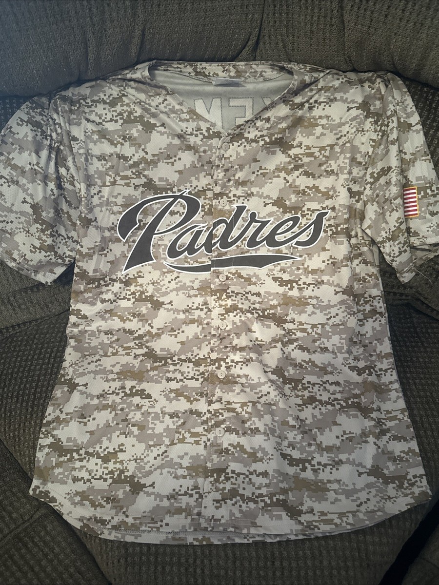 San Diego Padres MATT KEMP Jersey Desert Digital Camo MLB Mens