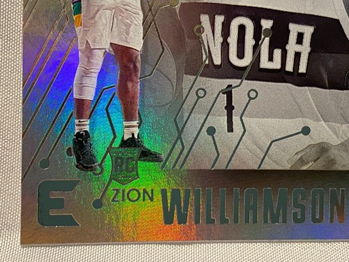 2019-20 Panini Chronicles Essentials Zion Williamson RC Rookie Pelicans #210 MN - Picture 9 of 16