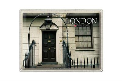 Blechschild Städte London The Sherlock Holmes Museum 40x30 cm Schild