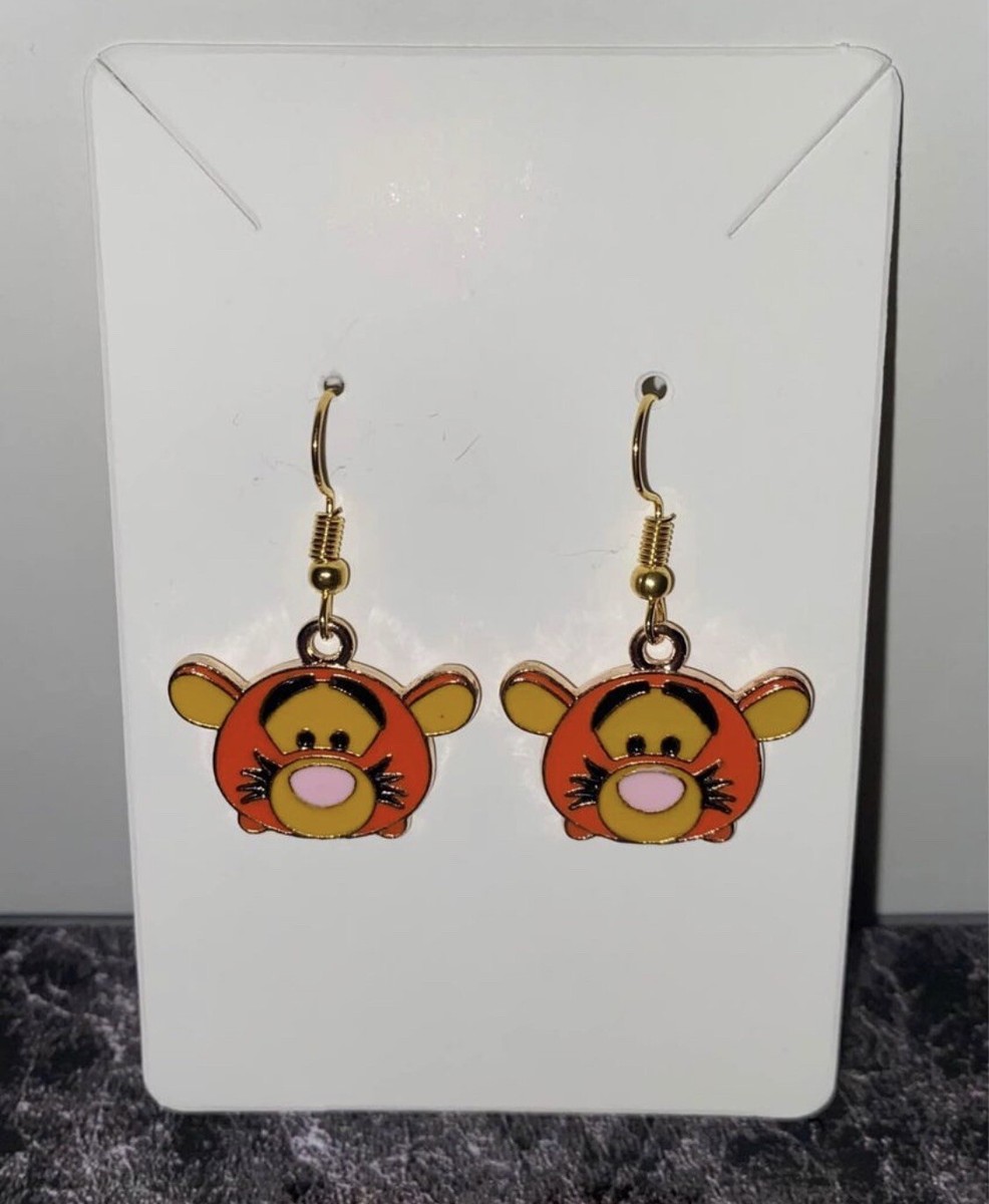 Tigger Earrings Gold NEW
