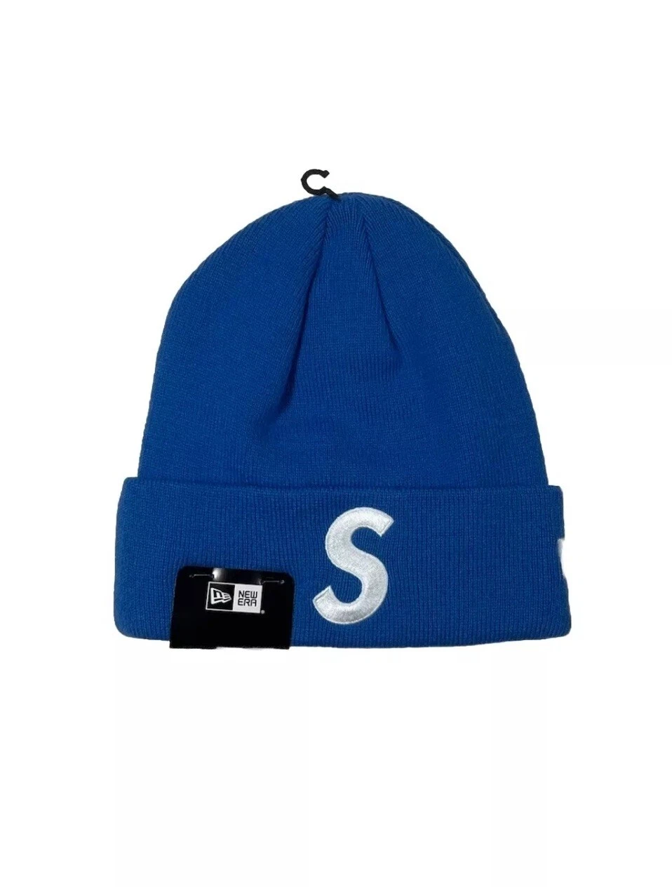 Bonnet Supreme FW24 New Era S logo (bleu)