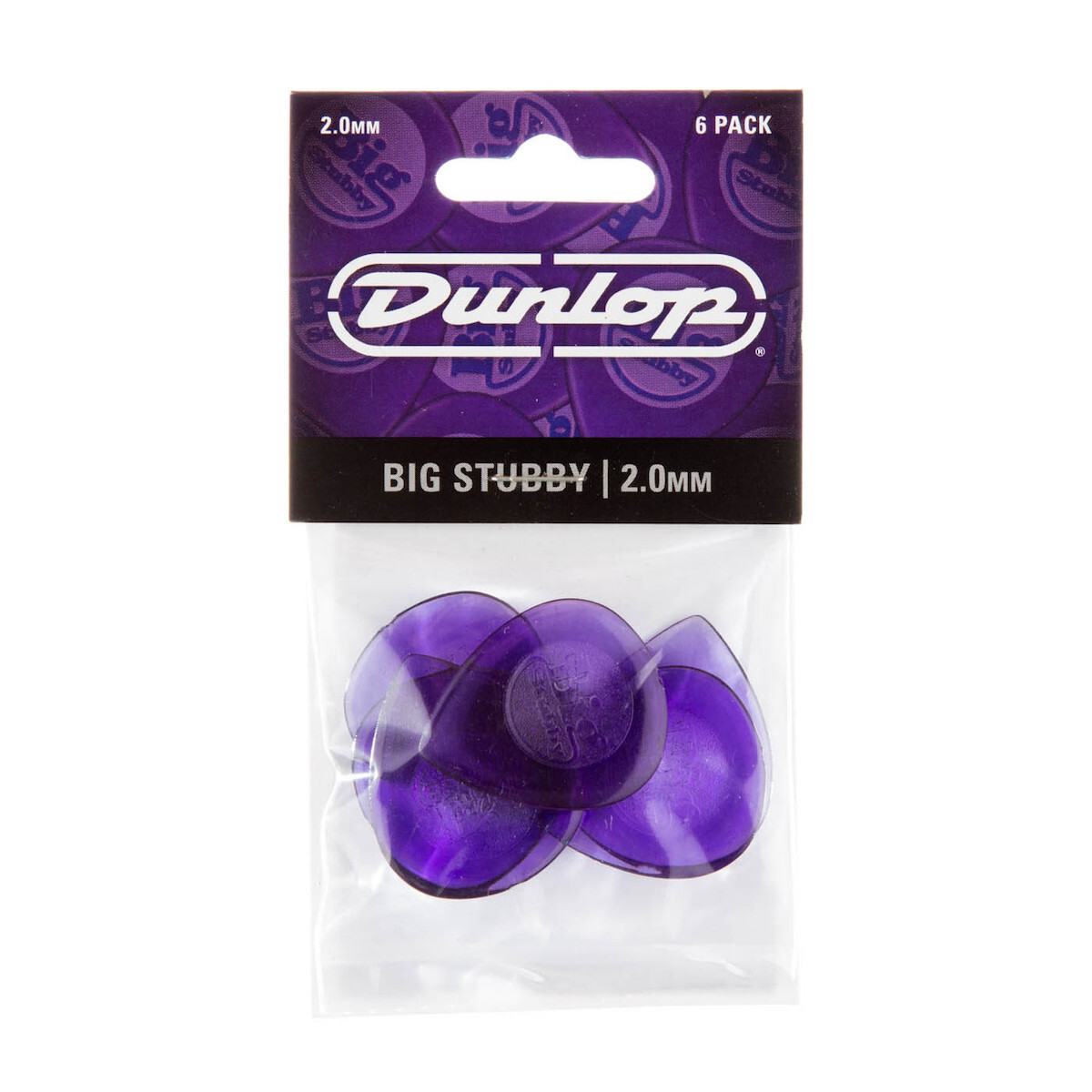 Джазовый проигрыватель JIM DUNLOP 475 Big Stubby в упаковке 2,00мм