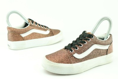vans glitter bronze
