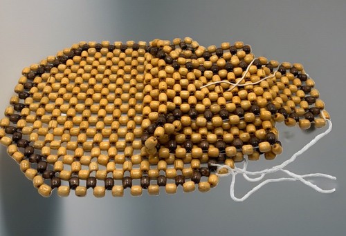 Natural Wood Beaded Massaging Seat Cover Cool Cushion For Car Or Home 14x44” New - Bild 2 von 7