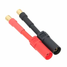 Brushless Motor Bullets 6.5mm Male to XT150 Male  cable 10AWG 5CM Battery ESC RC