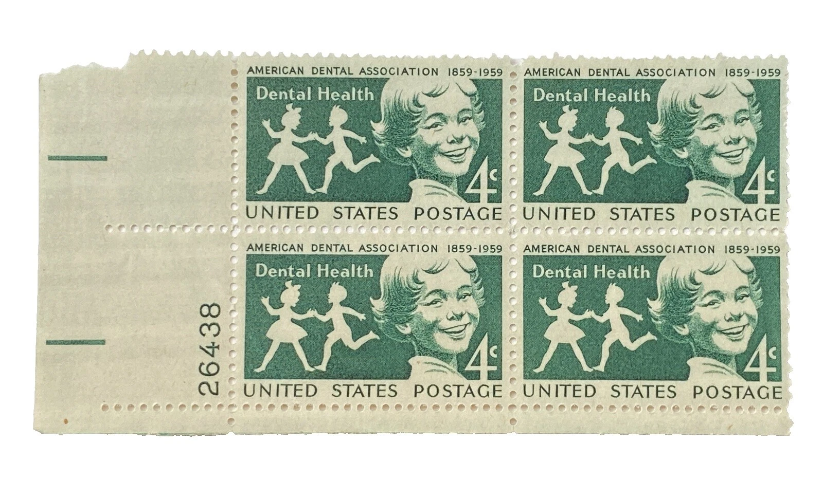 En excelente estado nunca abisagrado/estampillada sin montar o nunca montada Estampillas de Estados Unidos médica