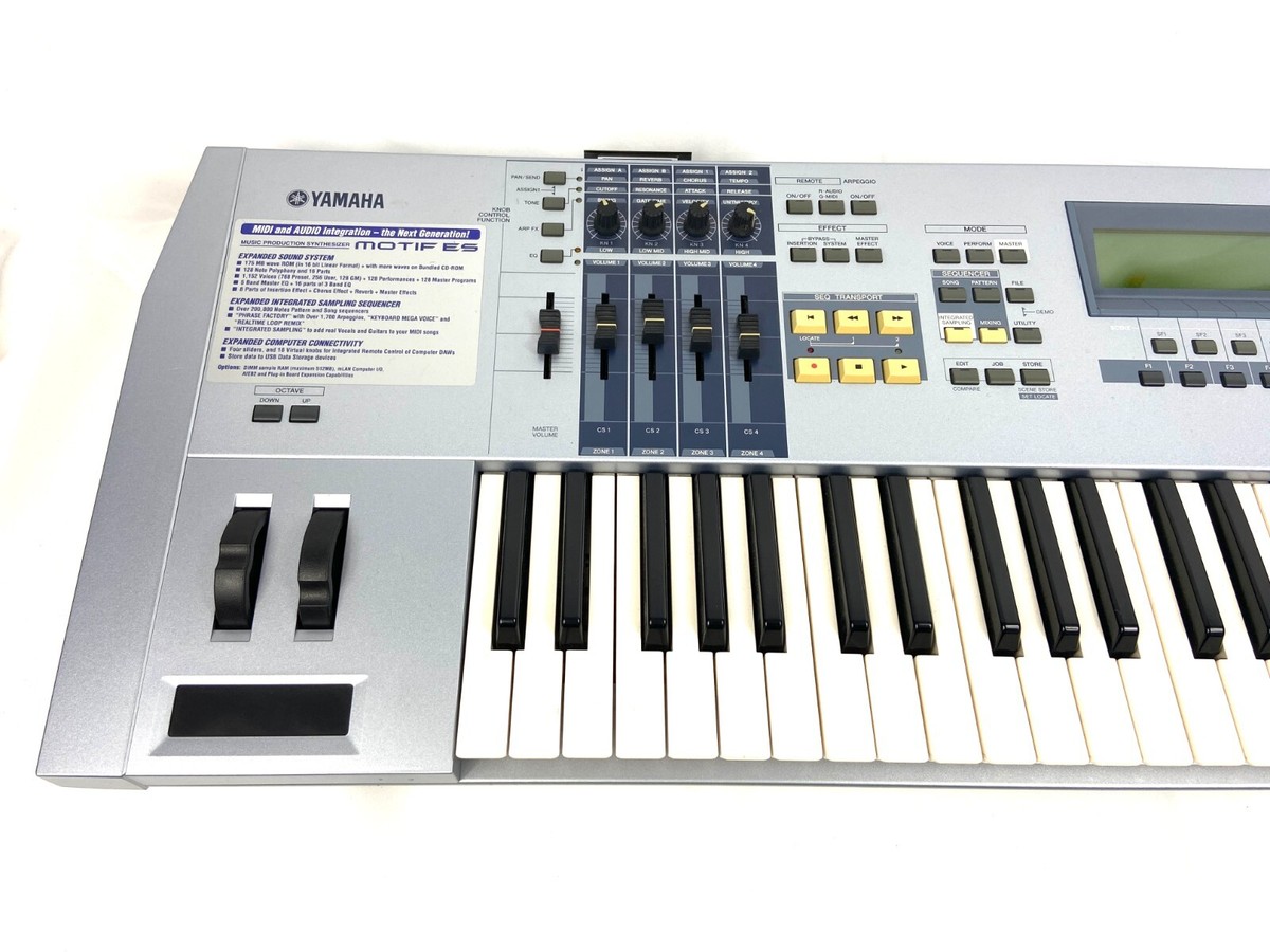 Yamaha MOTIF ES6 61 Key Music Production Synthesizer Tested Yamaha MOTIF ES6 61 Key Music Production Synthesizer Tested