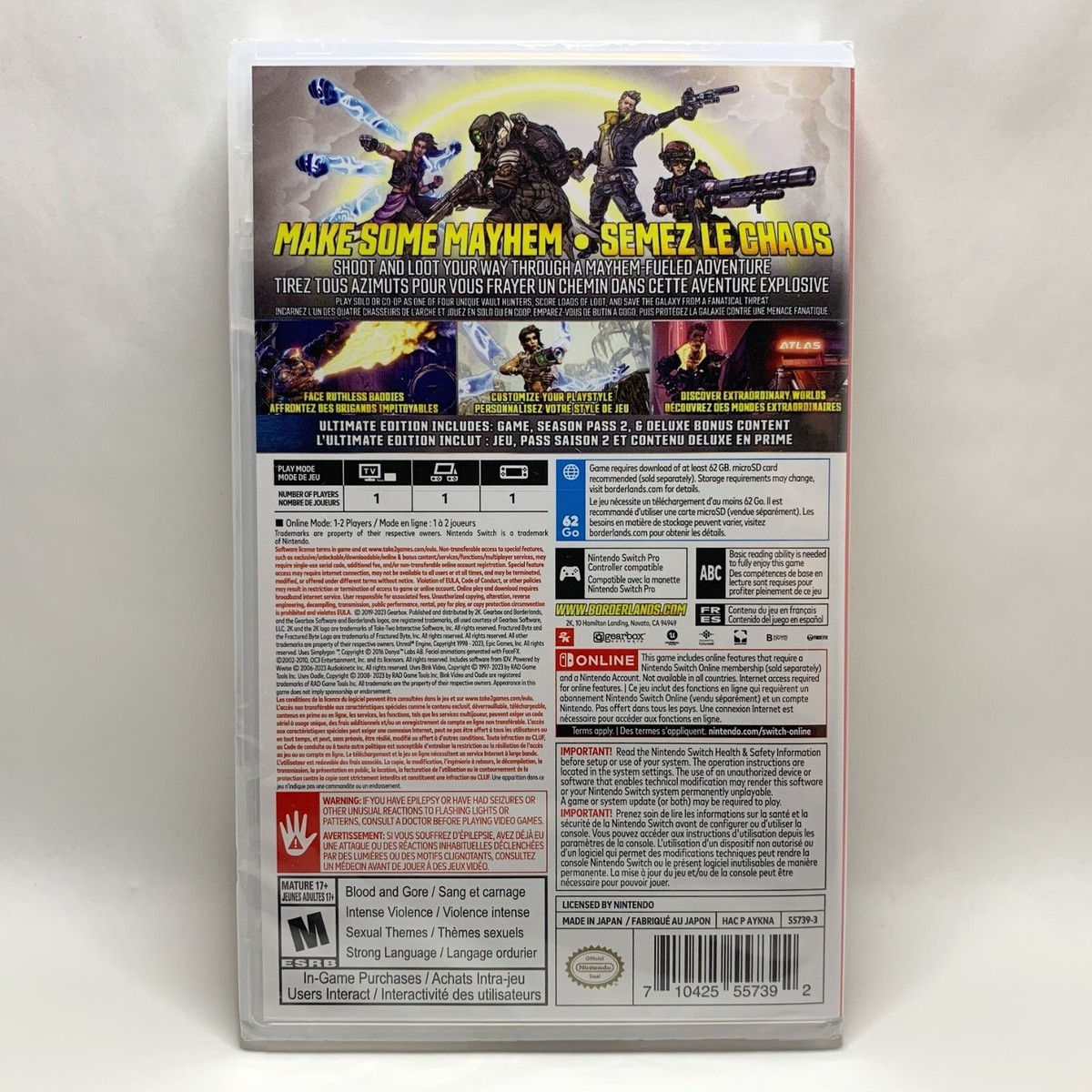 Borderlands 3: Ultimate Edition - Nintendo Switch (New