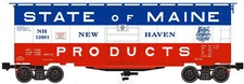 Ready Made Trains (RMT) 96449 O Gauge Boxcar State of Maine Products New Haven N