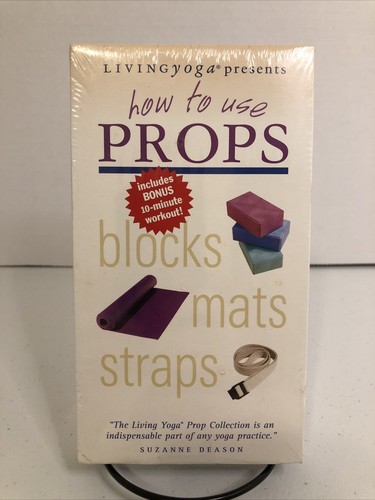 Yoga VHS Tapes - How To Use Props And Yoga For The Young At Heart - Exercise - Picture 2 of 11