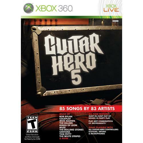 NEW Xbox 360 Guitar Hero 5 Game for Xbox 360 RARE SEALED - Picture 1 of 1