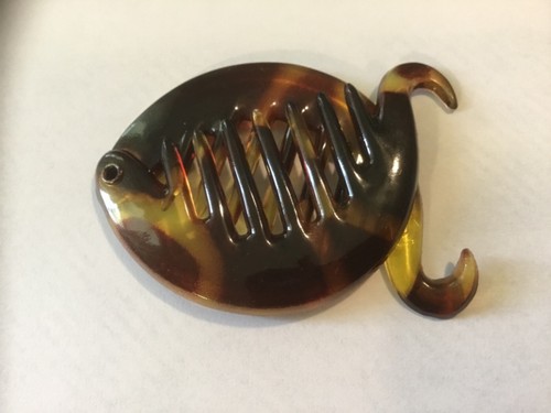 Women’s Vintage Tortoise Shell Hair Claw/Clip/Clincher/Clasp For Ponytails