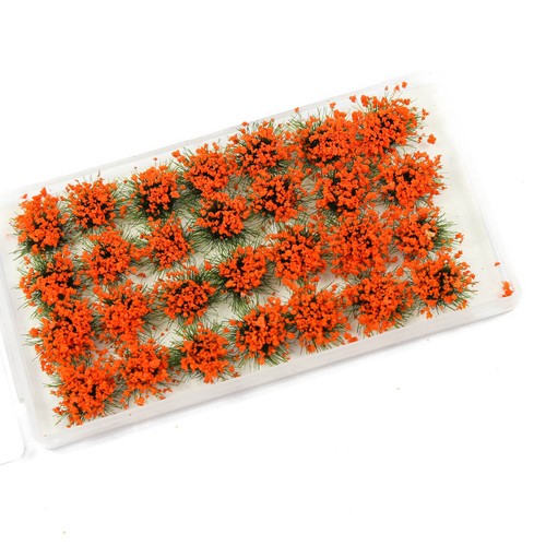 One Pack orange Buschgras Cluster Modellbasen für Wargames Militärszene PJ05 - Bild 8 von 9