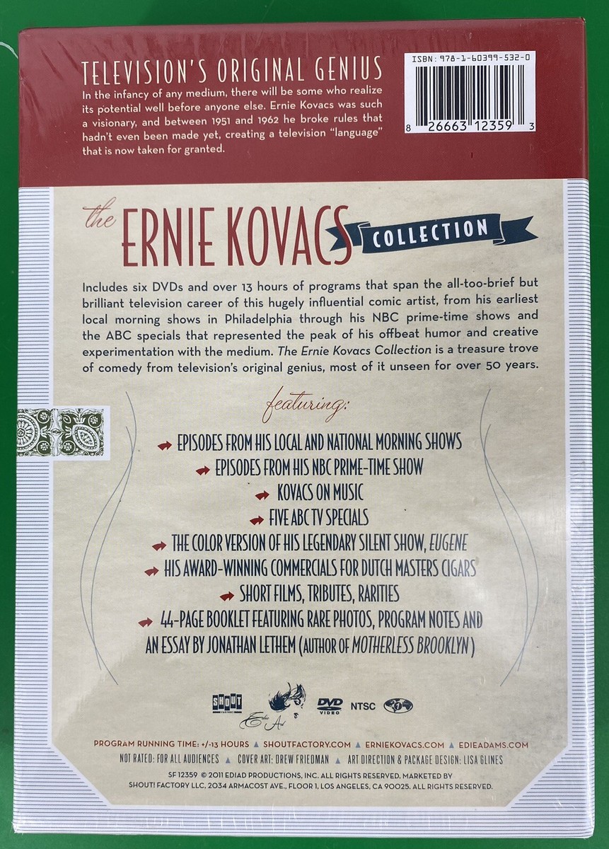 The Ernie Kovacs Collection: Volume 1 (DVD, 2011, 6-Disc Set) w