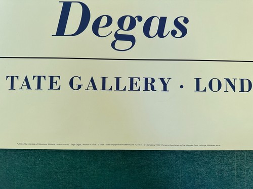 Vintage 1990 Degas Tate Gallery London Exhibition Poster - Picture 2 of 2