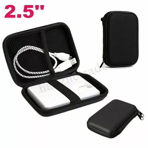 Hard Seagate Bag HDD WD Black Protection For 2.5" Pouch Case Disk Drive Zipper