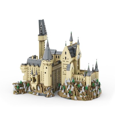 Castle Epic Extension Part A Building Blocks Set for 71043 Hogwarts Bricks Toys